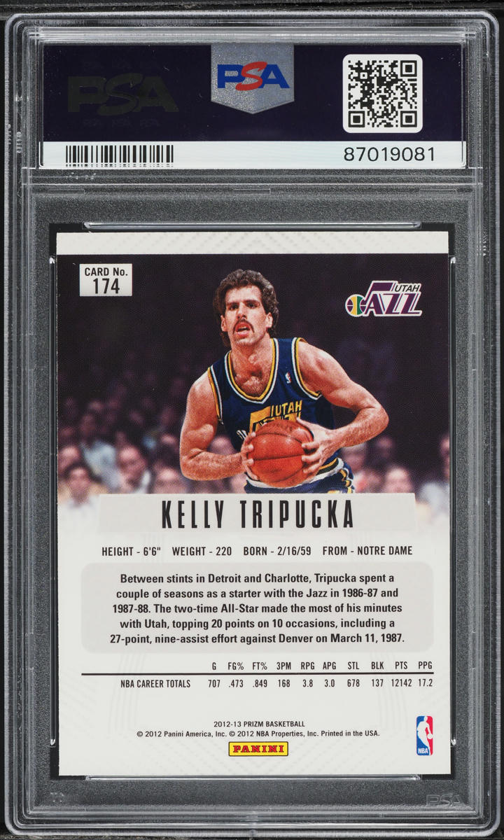 2012 Panini Prizm Silver Kelly Tripucka #174 PSA 10 GEM MINT