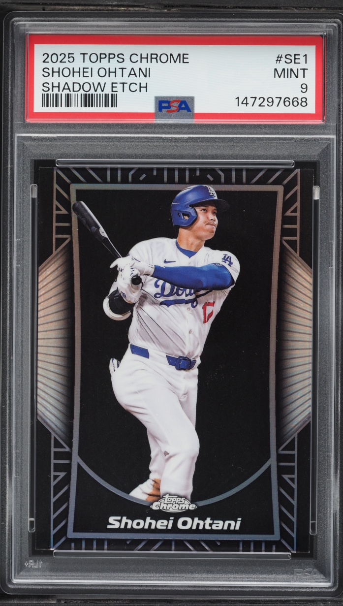2025 Topps Chrome Shadow Etch Shohei Ohtani #SE1 PSA 9 MINT