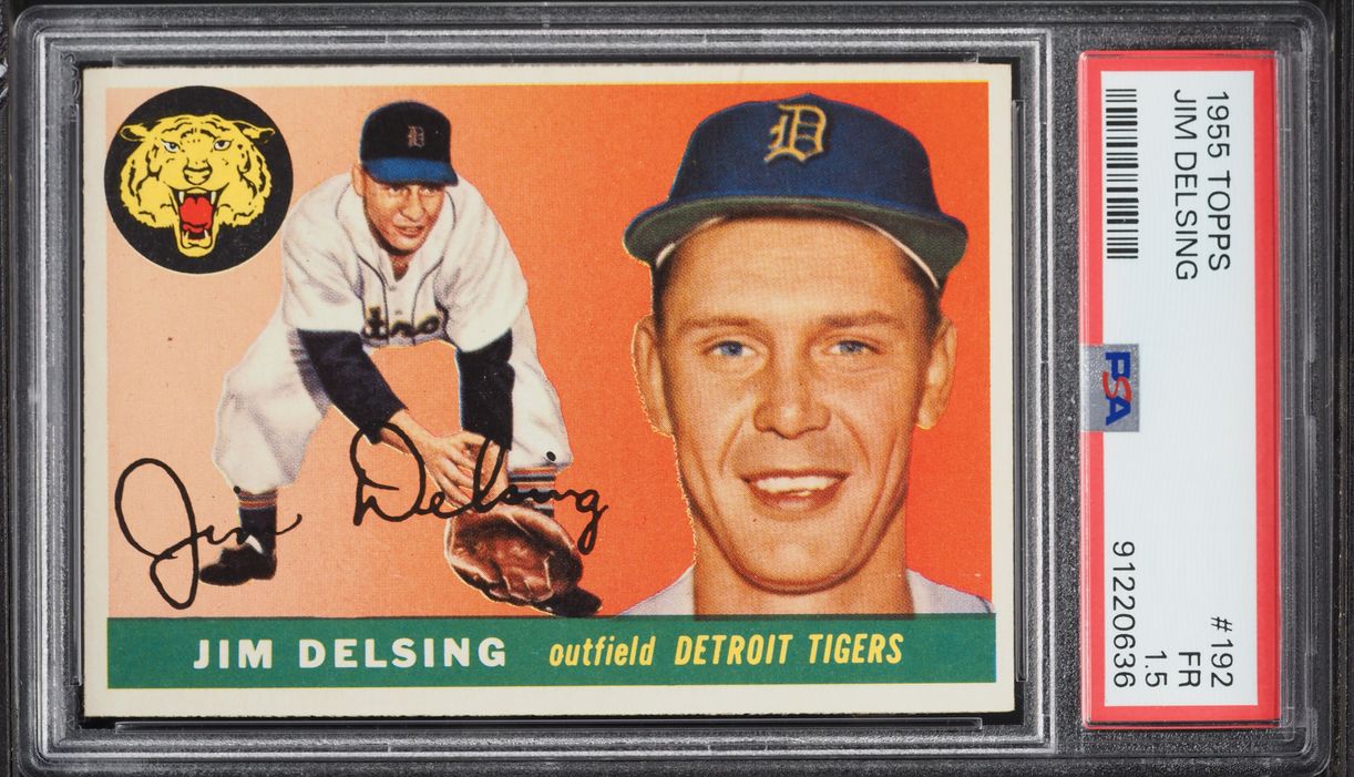 1955 Topps Jim Delsing #192 PSA 1.5 FR