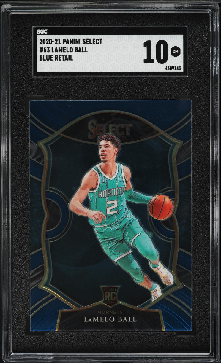 2020 Select Concourse Blue Retail LaMelo Ball ROOKIE #63 SGC 10 GEM MINT