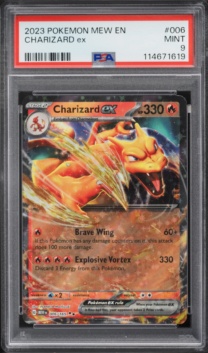 2023 Pokemon Scarlet & Violet 151 Charizard Ex #6 PSA 9 MINT