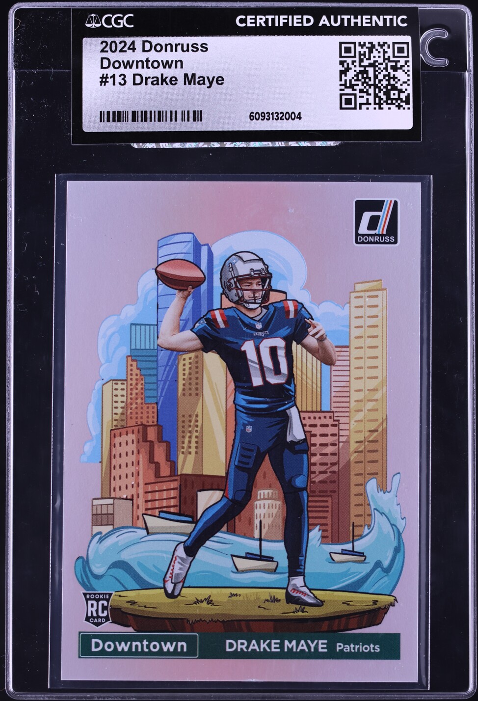 2024 Donruss Downtown Drake Maye ROOKIE #13 CGC AUTH on Fanatics Collect