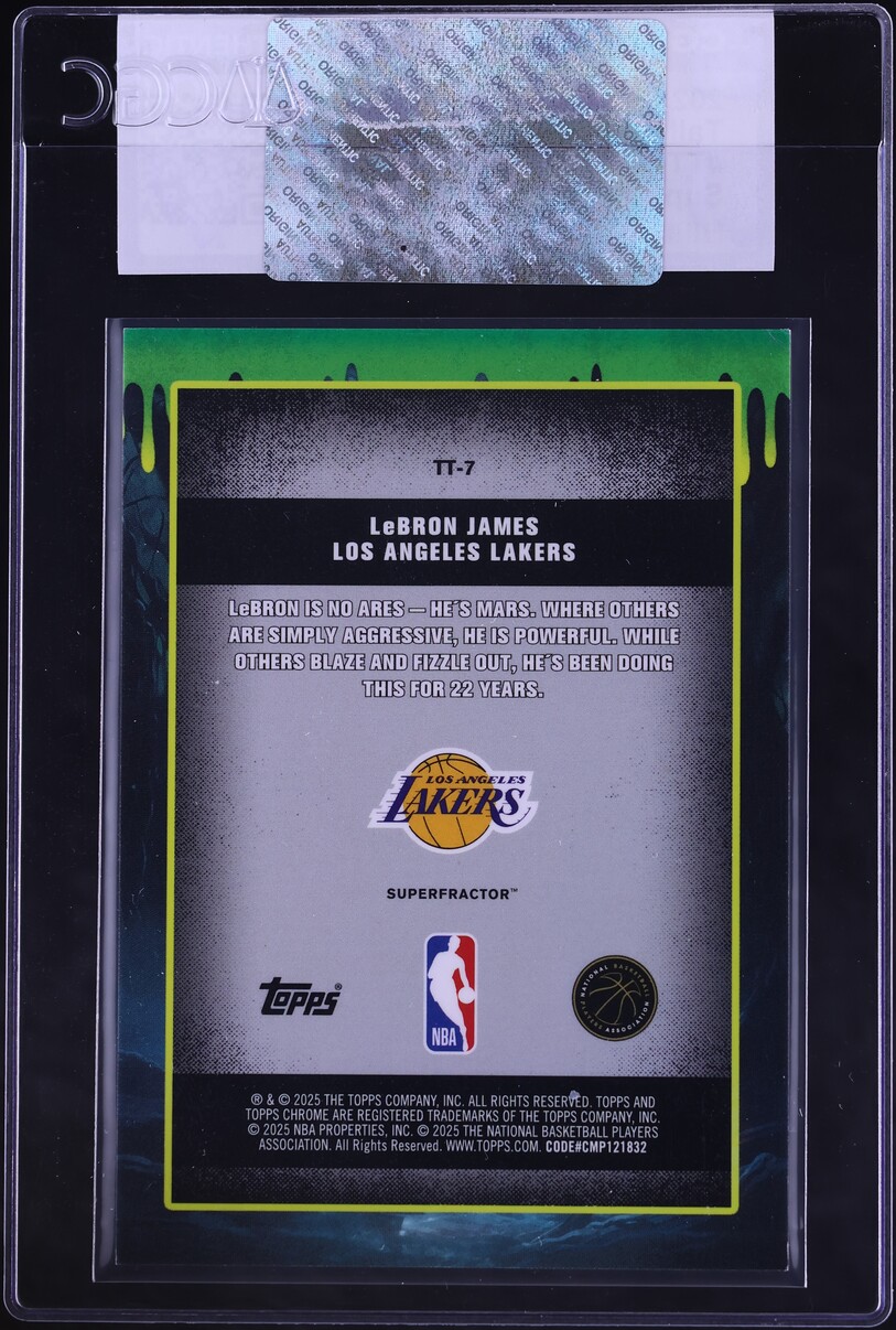 2025 Topps Chrome Tall Tales Superfractor LeBron James 1/1 #TT-7