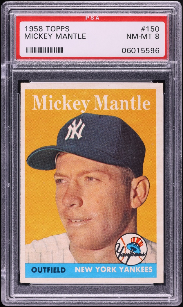 1958 Topps Mickey Mantle #150 PSA 8 NM-MT