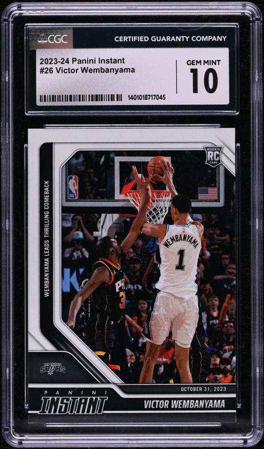 その他 2023 PANINI INSTANT WEMBANYAMA PSA10 PSA 10 GEM MINT 2023 Panini Instant Draft Night #DN1 Victor