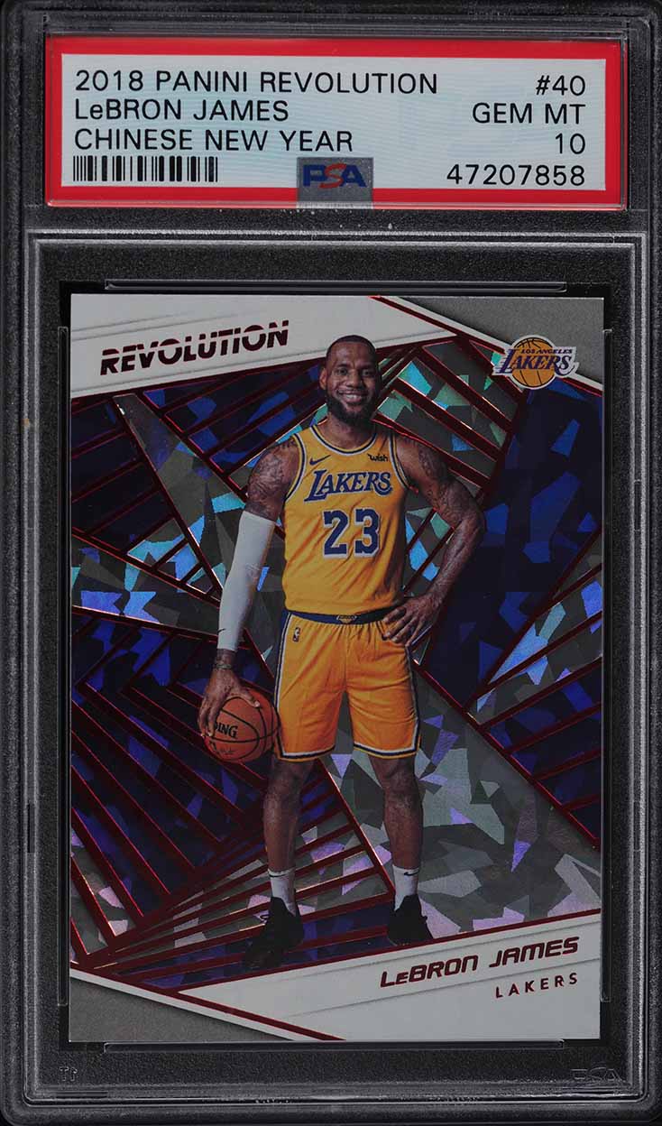 2018 Panini Revolution Chinese New Year LeBron James #40 PSA 10 GEM MINT