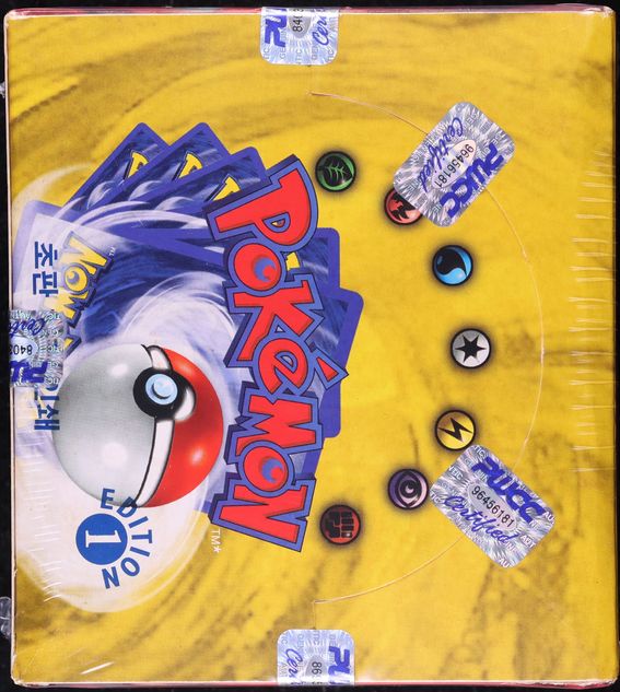 1999 Pokemon Korean 1st Edition Base Set Booster Box Sealed on