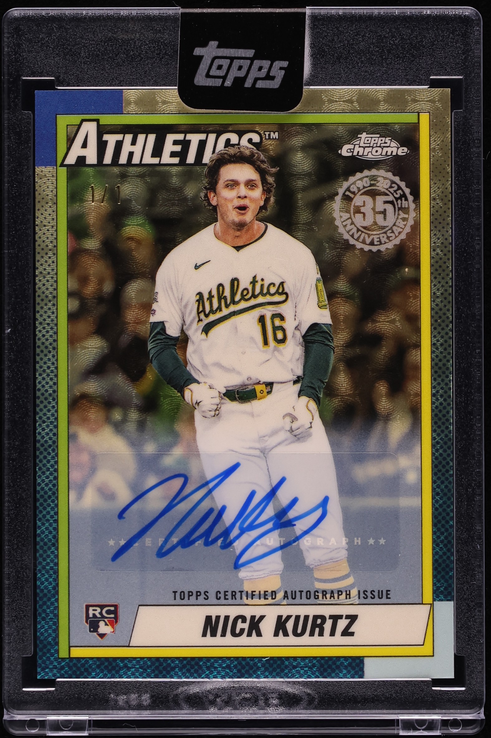 2025 Topps Chrome Update Silver Pack '90 Superfractor Nick Kurtz