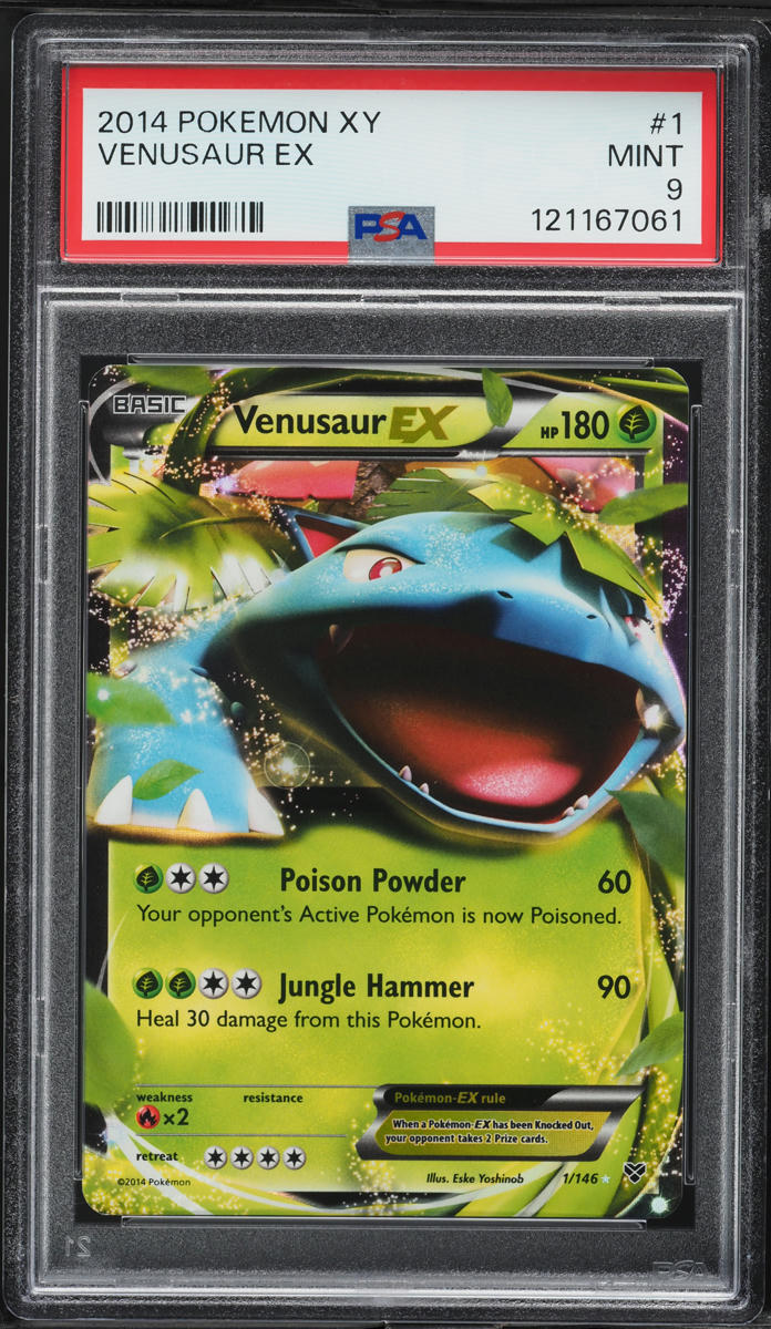 2014 Pokemon XY Venusaur EX #1 PSA 9 MINT
