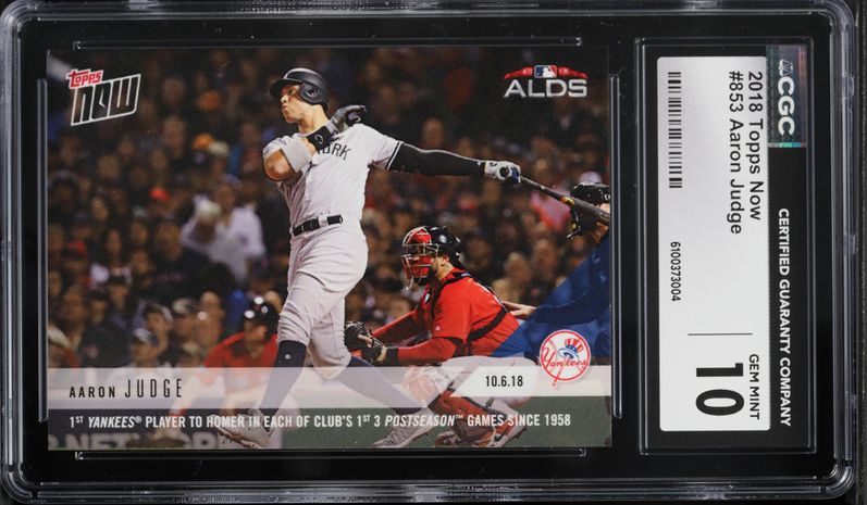 2018 Donruss Whammy! Aaron Judge #W4 PSA 10 GEM MINT on Fanatics