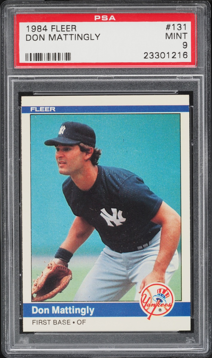 1984 Fleer Don Mattingly ROOKIE #131 PSA 9 MINT