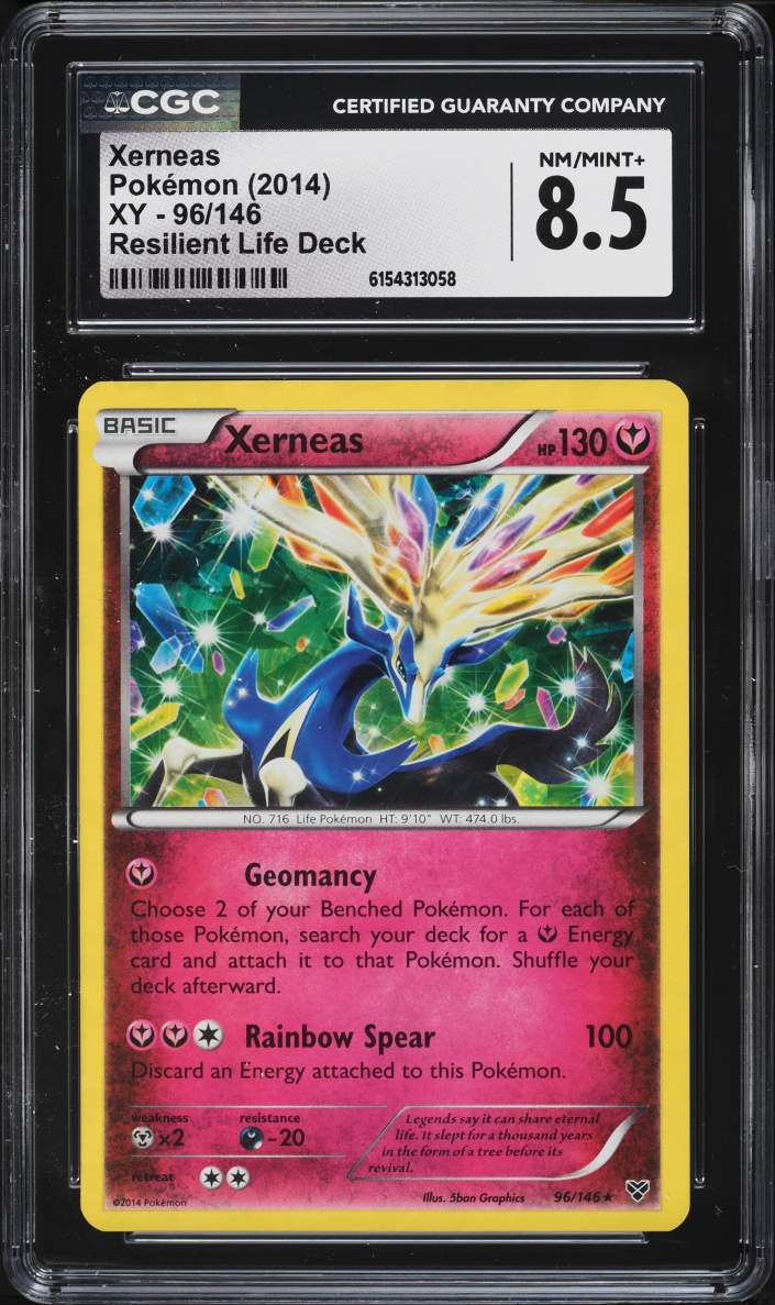 2014 Pokemon XY Resilient Life Deck Xerneas #96 CGC 8.5 NM-MT+