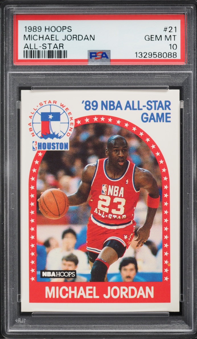 1989 Hoops All-Star Michael Jordan #21 PSA 10 GEM MINT