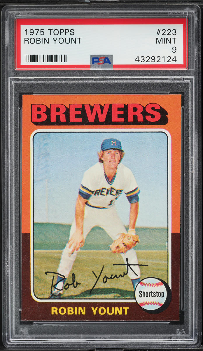 1975 Topps Robin Yount ROOKIE #223 PSA 9 MINT