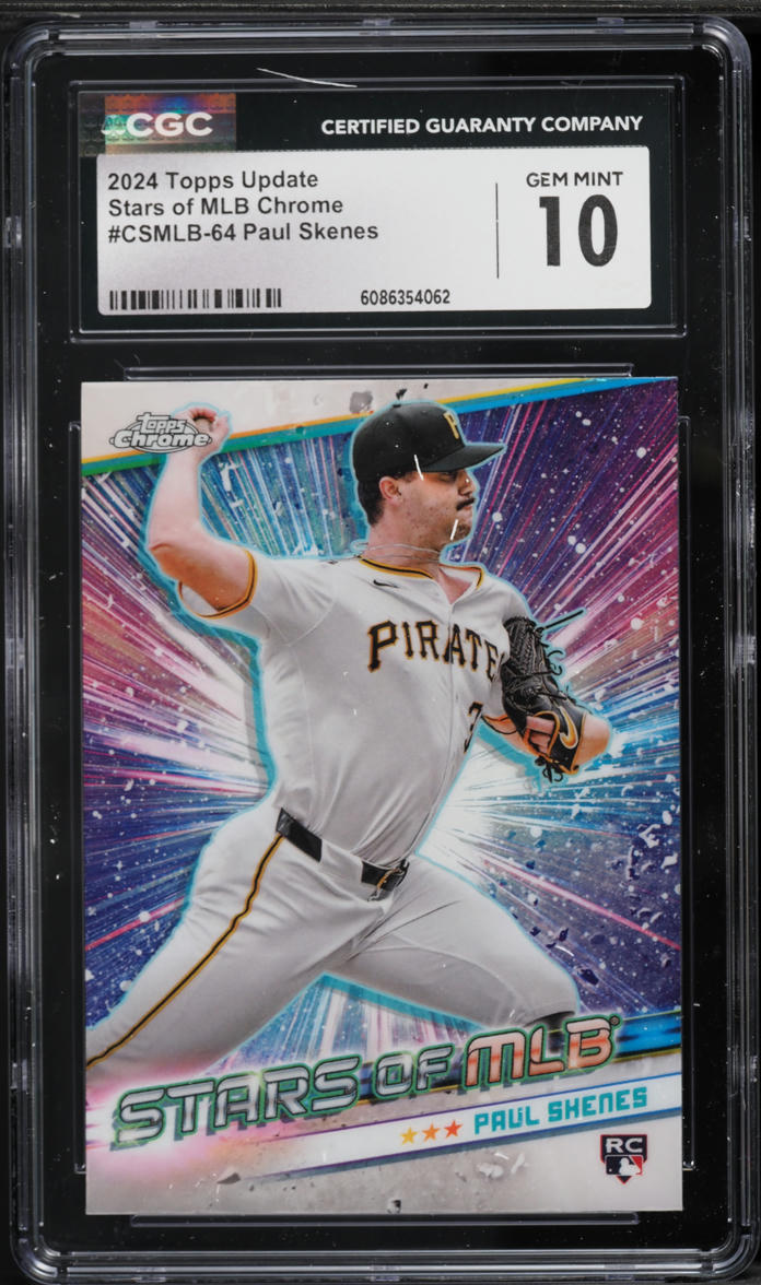 2024 Topps Chrome Update Stars Of MLB Paul Skenes ROOKIE #CSMLB-64 CGC 10 GEM MINT