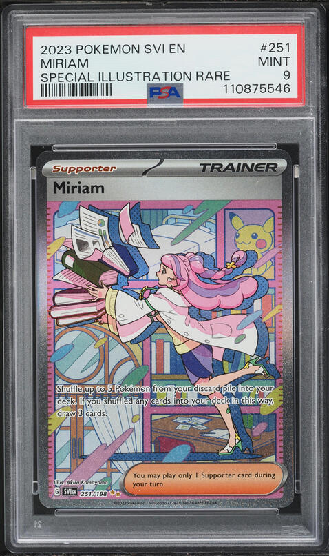 2023 Pokemon Scarlet & Violet SIR Miriam #251 PSA 10 GEM MINT on