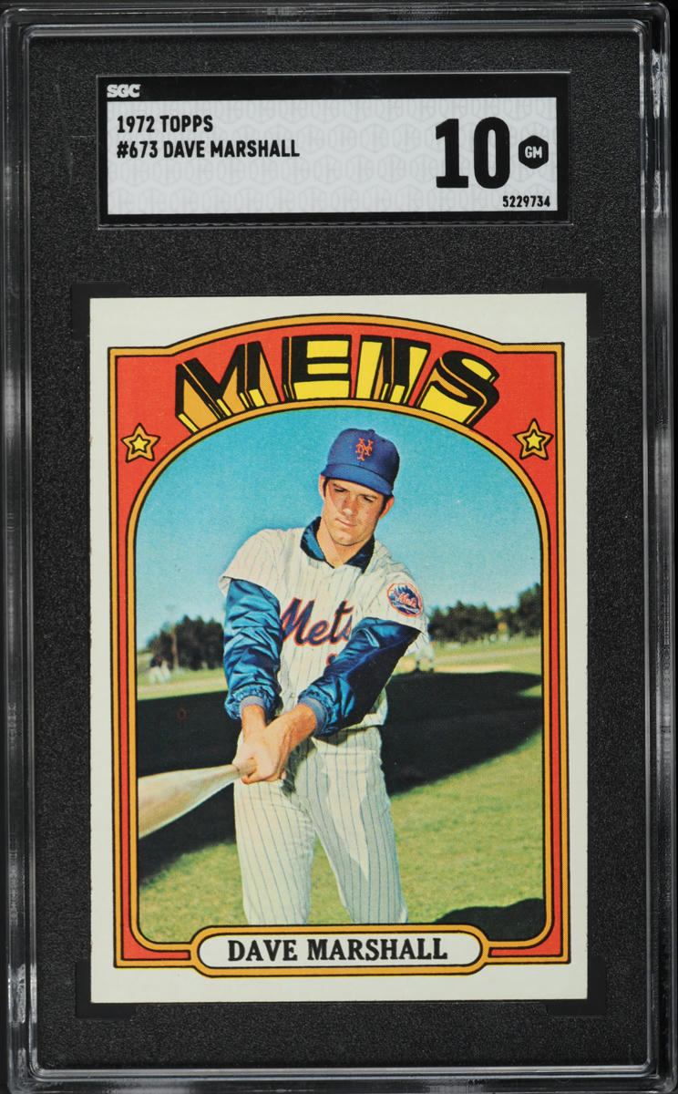 1972 Topps Dave Marshall #673 SGC 10 GEM MINT