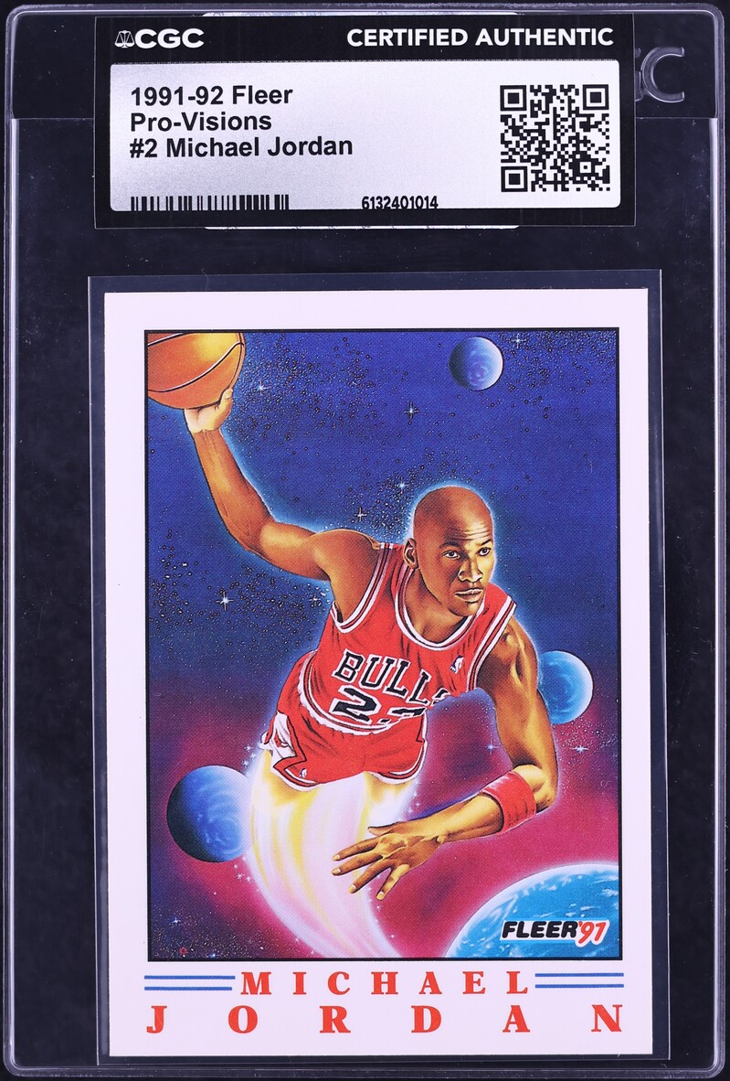 1991 Fleer Pro-Visions Michael Jordan #2 CGC AUTH