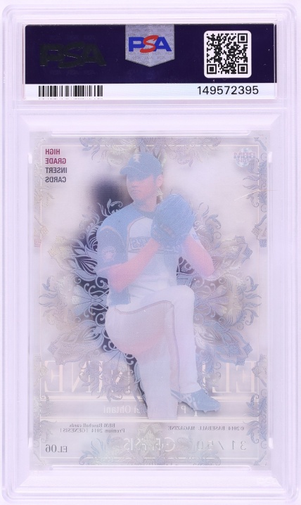 2014 BBM Genesis Elite Of Nine Shohei Ohtani /50 #EL06 PSA 8 NM-MT - Photo 2