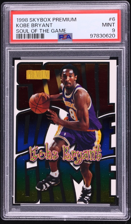 1998 Skybox Premium Soul Of The Game Kobe Bryant #6 PSA 9 MINT - Photo 1