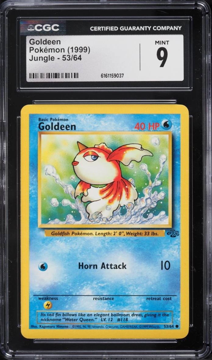 1999 Pokemon Jungle Goldeen #53 CGC 9 MINT