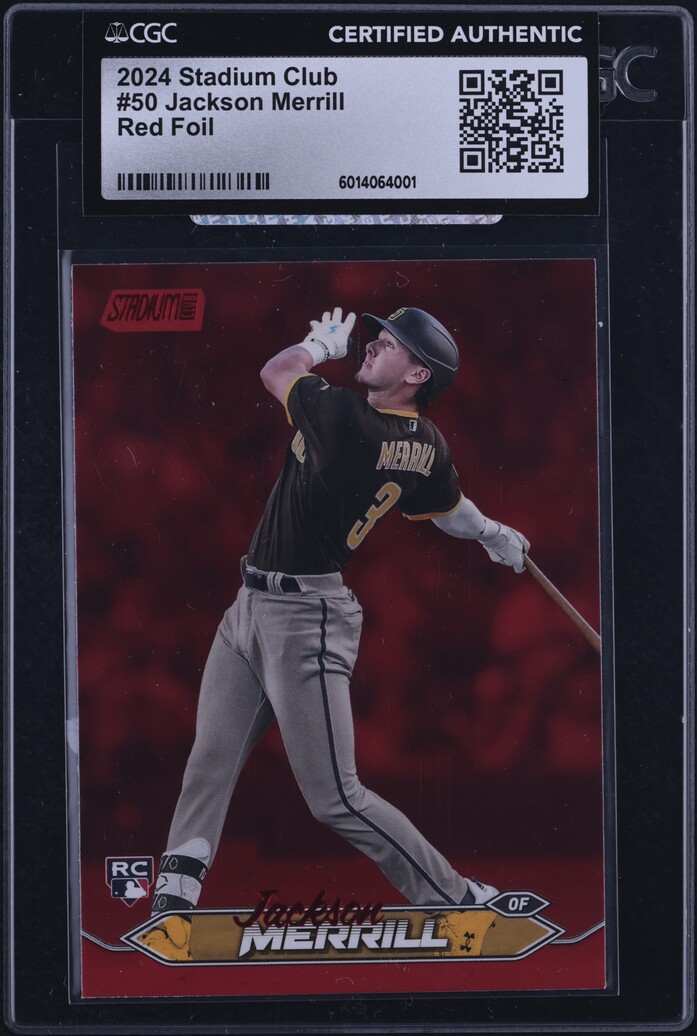 2024 Topps Stadium Club Red Foil Parallel Card - Features Judge, Ohtani, Rookies