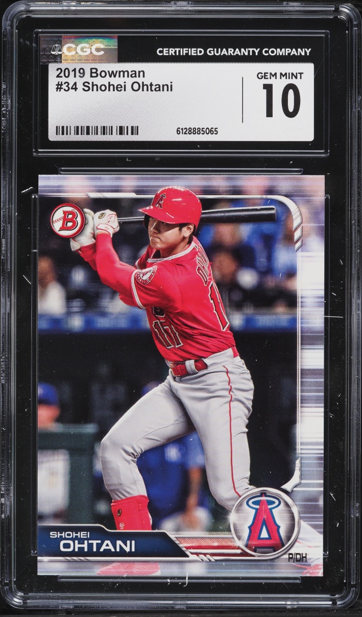 2019 Bowman Shohei Ohtani #34 CGC 10 GEM MINT