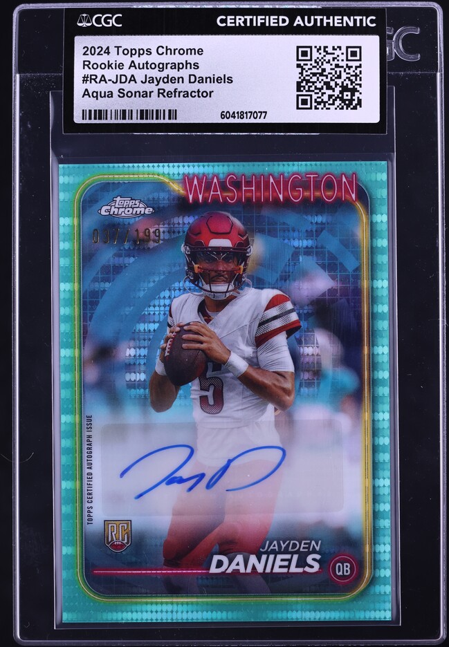 2024 Donruss Optic Downtown Duos Jayden Daniels Terry McLaurin