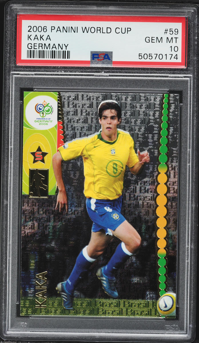 2006 Panini World Cup Germany Kaka #59 PSA 10 GEM MINT