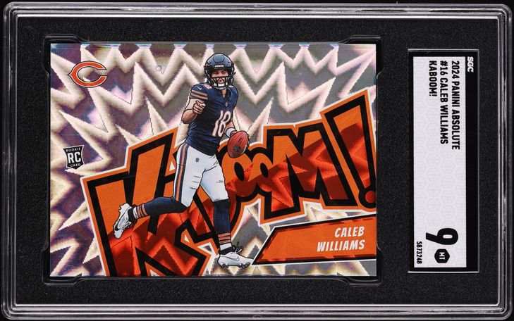 2024 Absolute Kaboom! Caleb Williams ROOKIE #16 SGC 9 MINT