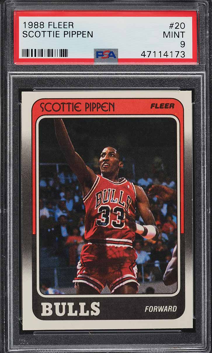 1996 Skybox Z Force Scottie Pippen #13 PSA 9 MINT on Fanatics Collect