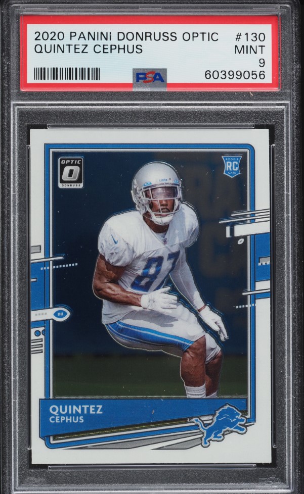 2020 Donruss Optic Quintez Cephus ROOKIE #130 PSA 9 MINT