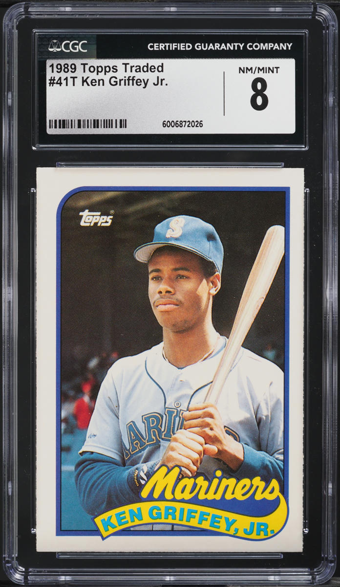 1989 Topps Traded Ken Griffey Jr. ROOKIE #41 CGC 8 NM-MT