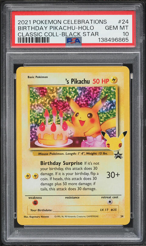 2021 Pokemon Japanese 25th Anniversary Promo Golden Box Pikachu #3