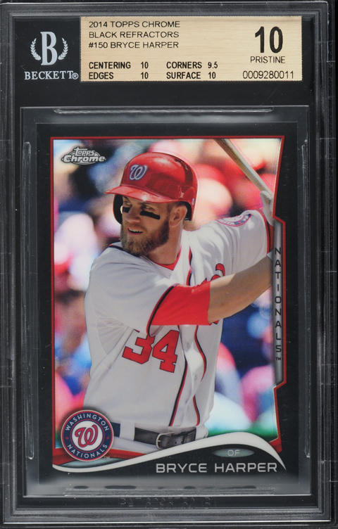 2011 Bowman Chrome Superfractor Bryce Harper ROOKIE AUTO 1/1