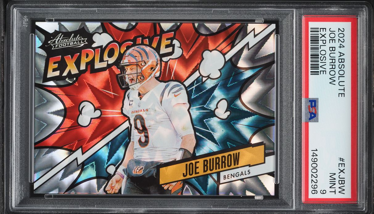 2024 Absolute Explosive Joe Burrow #EX-JBW PSA 9 MINT