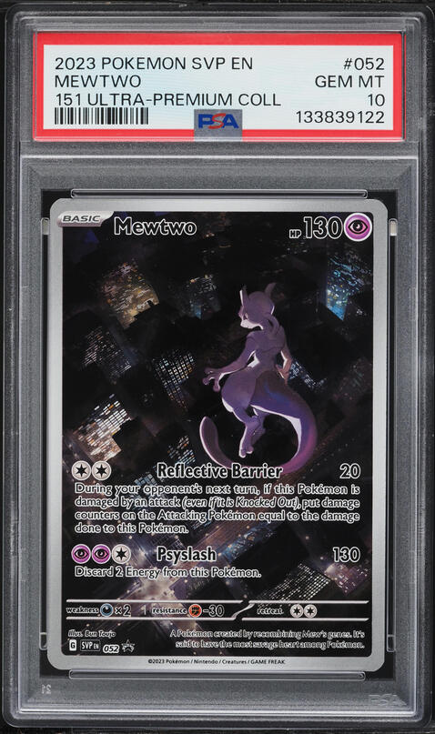 2023 Pokemon Japanese Classic Collection Holo Mewtwo #14 PSA 10