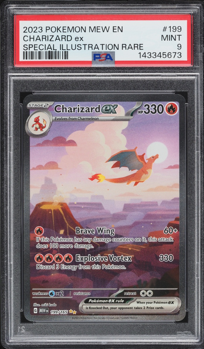2023 Pokemon Scarlet & Violet 151 SIR Charizard ex #199 PSA 9 MINT