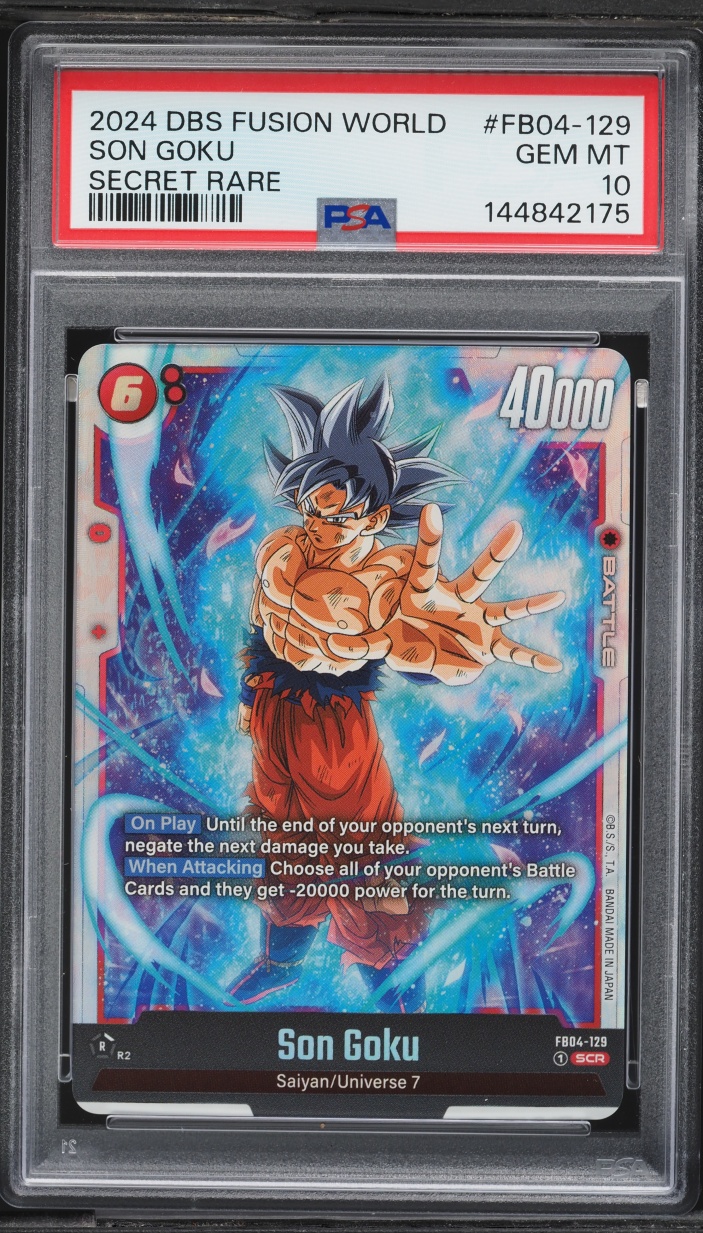2024 Dragon Ball Super Fusion World Ultra Limit Son Goku SCR #FB04-129 PSA 10 GEM MINT