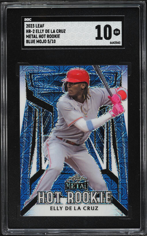 2023 Bowman Sterling Gold Refractor Elly De La Cruz PROSPECT /50