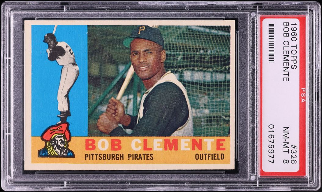 1960 Topps Roberto Clemente #326 PSA 8 NM-MT
