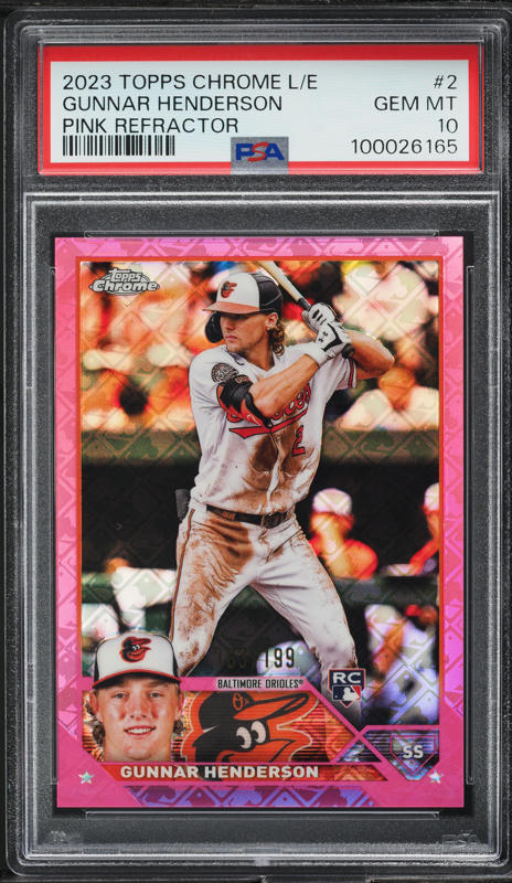 2023 Topps Heritage Real One Gunnar Henderson ROOKIE AUTO PSA 10