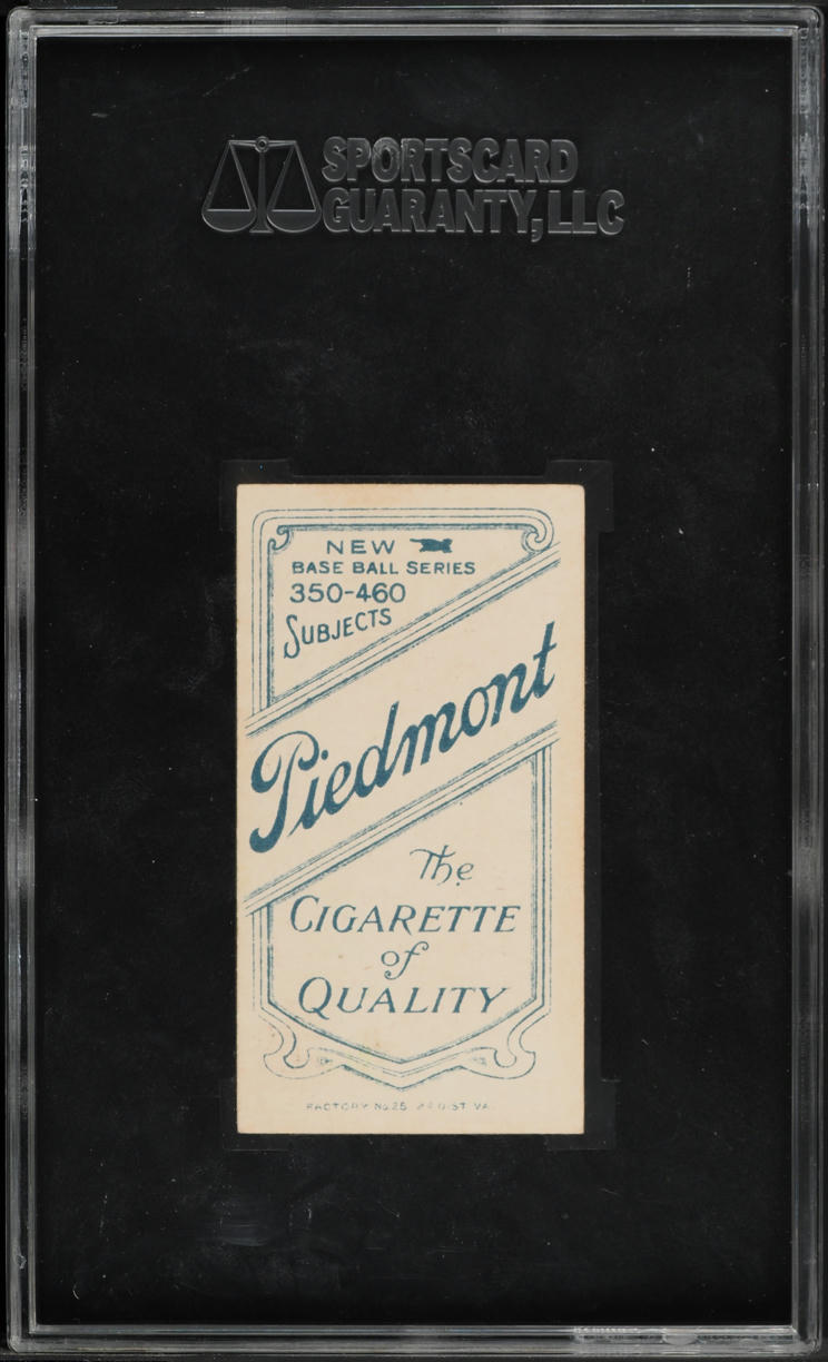 1909-11 T206 Harry Mcintyre BROOKLYN & CHICAGO, PIEDMONT SGC 5 EX