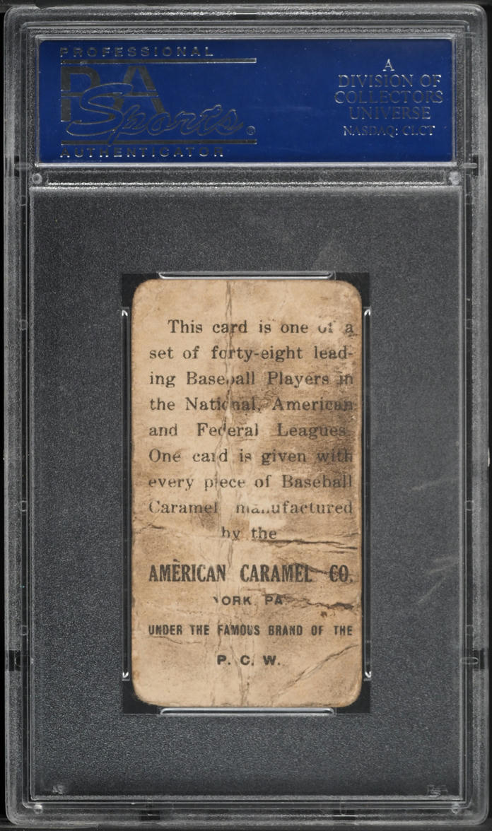 1915 E106 American Caramel Tris Speaker PSA 1 PR