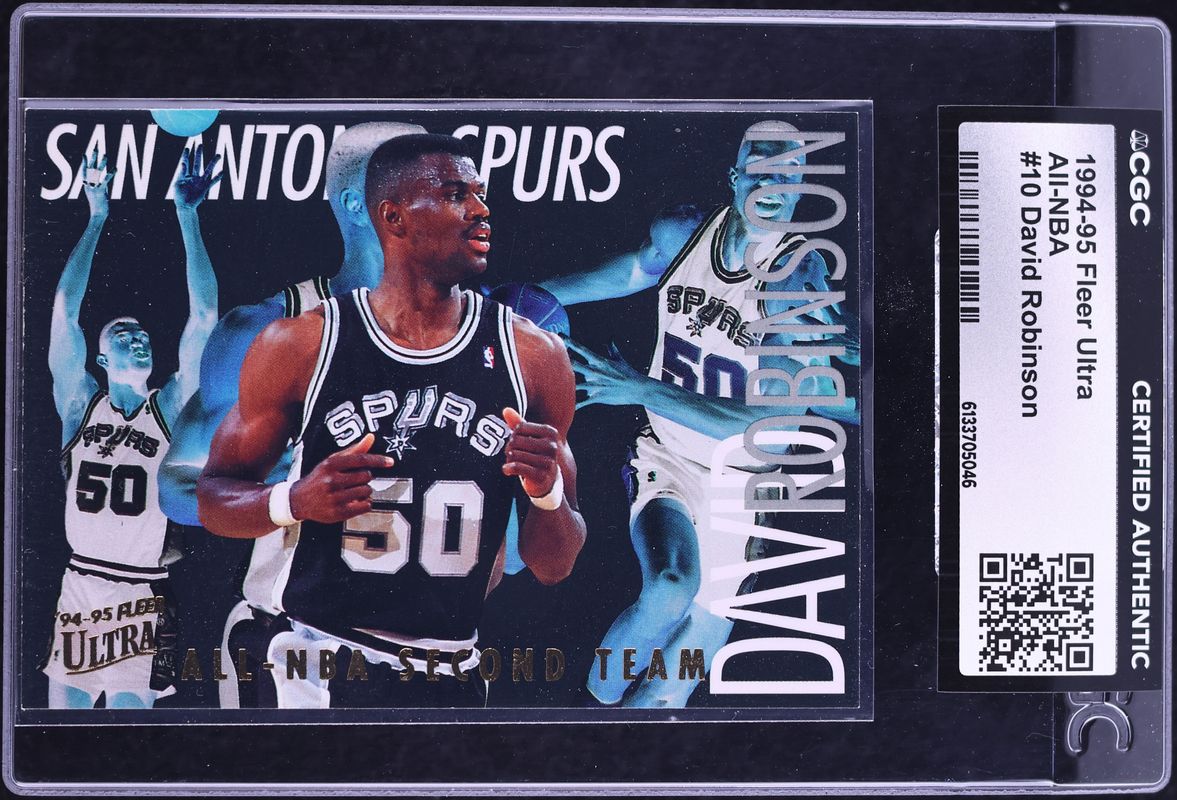 1994 Ultra All-NBA David Robinson #10 CGC AUTH