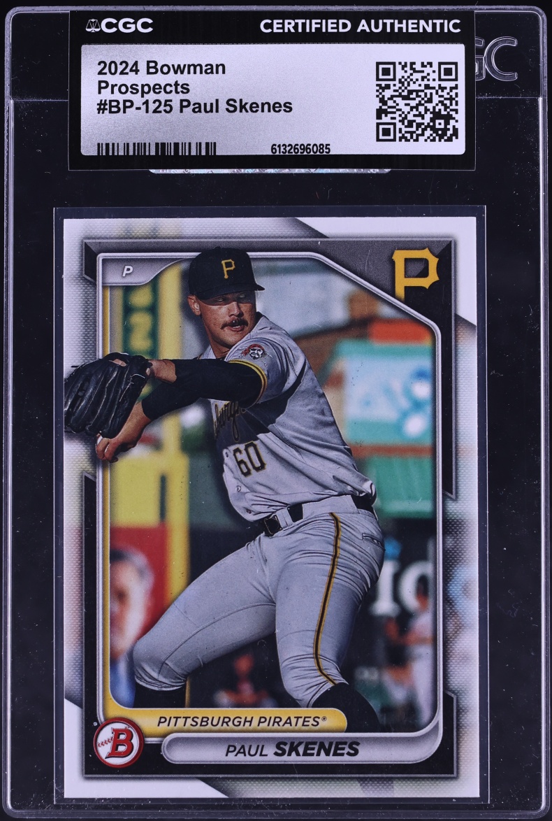 2024 Bowman Paul Skenes PROSPECT #BP-125 CGC AUTH