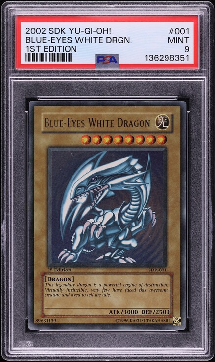 2002 Yu-Gi-Oh! Legend Of Blue-Eyes 1st Edition Curse Of Dragon