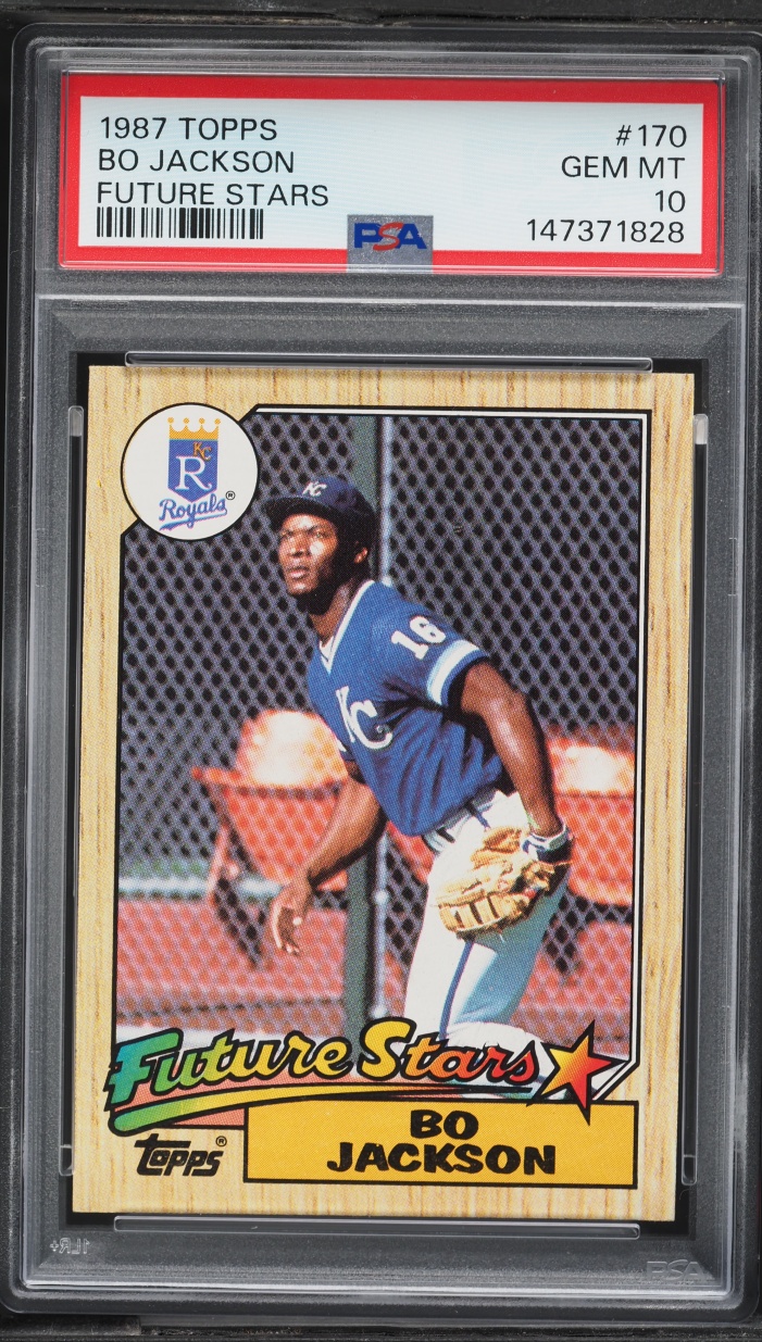 1987 Topps Future Stars Bo Jackson ROOKIE #170 PSA 10 GEM MINT
