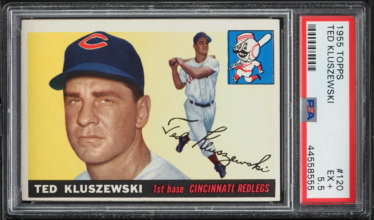 1955 Topps Ted Kluszewski #120 PSA 5.5 EX+