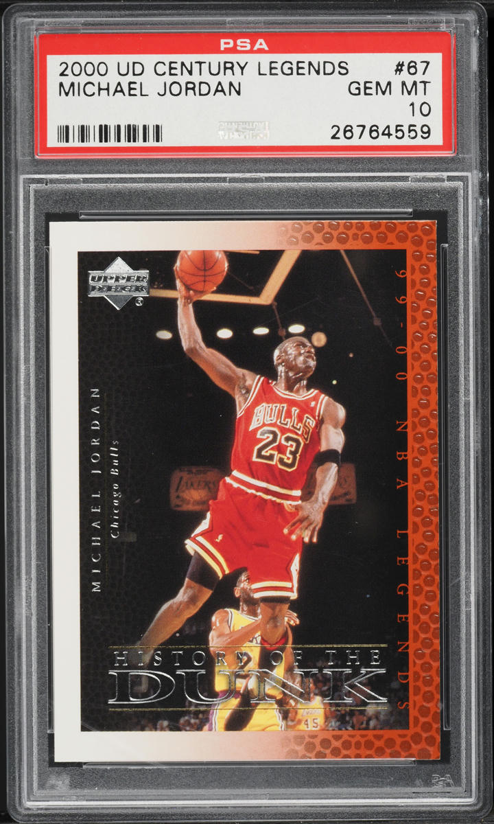 2000 Upper Deck Century Legends Michael Jordan #67 PSA 10 GEM MINT on ...